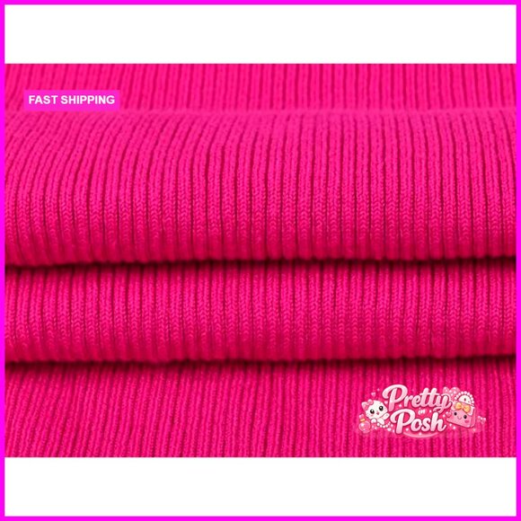 Long Sleeve Turtleneck Sweater Dress Slim Fit Ribbed Knit Midi - Picture 6 of 7